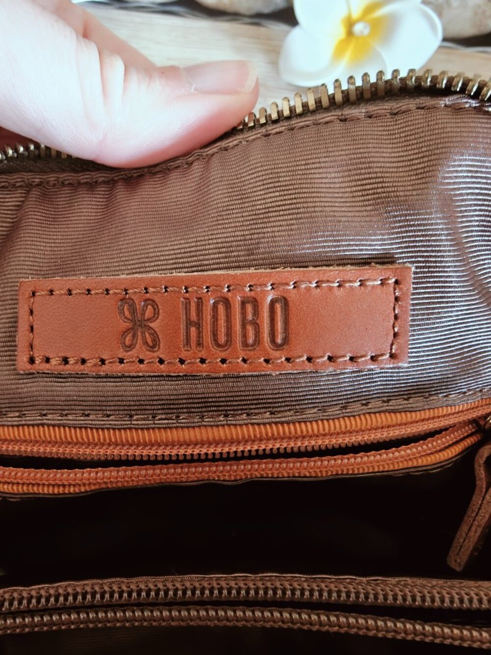HOBO Nash Metallic Snakeskin Leather Tassel Crossbody Bag Boho Y2K - Picture 9 of 9